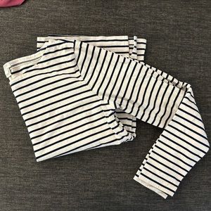 J. Crew long sleeve striped boatneck. Large